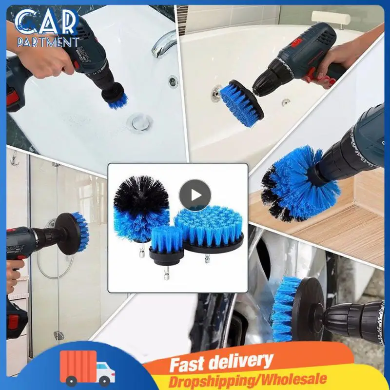 

Drill Brush Kit Electric Scrubber Brush for Cleaning Bathroom Bathtub Cleaning Brush Scrub Drill Cleaning Kit