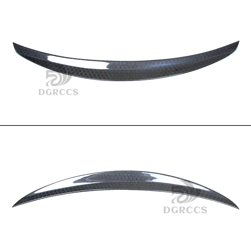 For AUDI A5 S5 RS5 B9 Coupe 2Door HK Style Carbon fiber Rear Spoiler Trunk wing 2017-2025 Carbon Fiber
