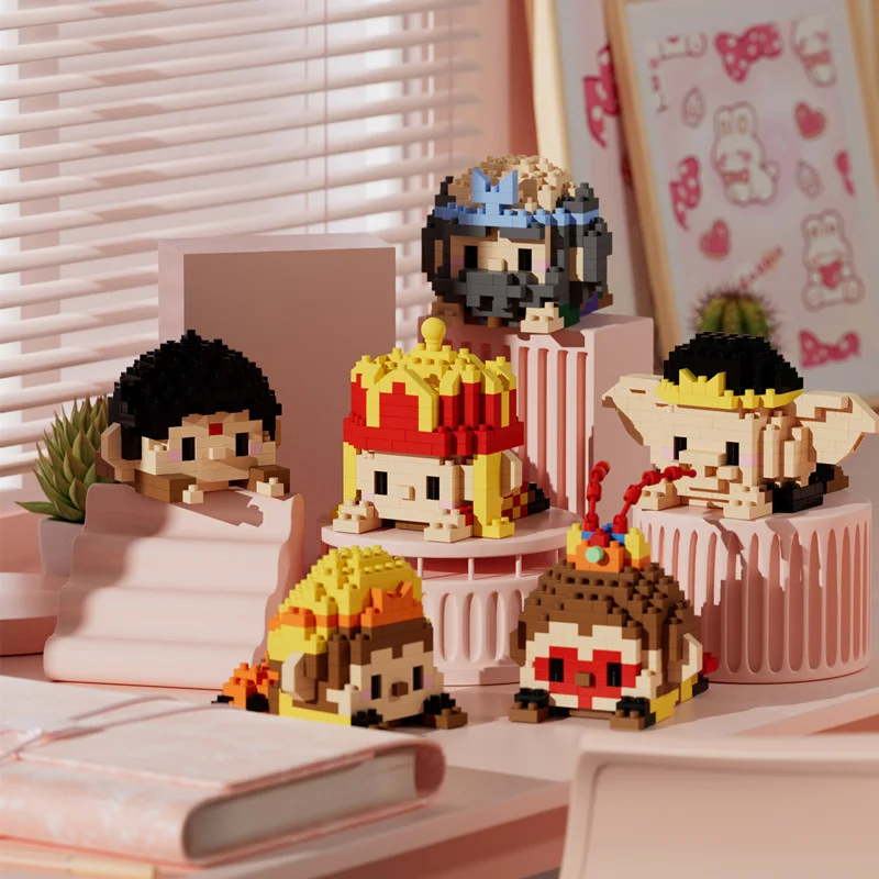 

Милые строительные блоки в виде животных сборные игрушки DIY микро алмазные Частицы блоки для детей пазл подарок настольные украшения