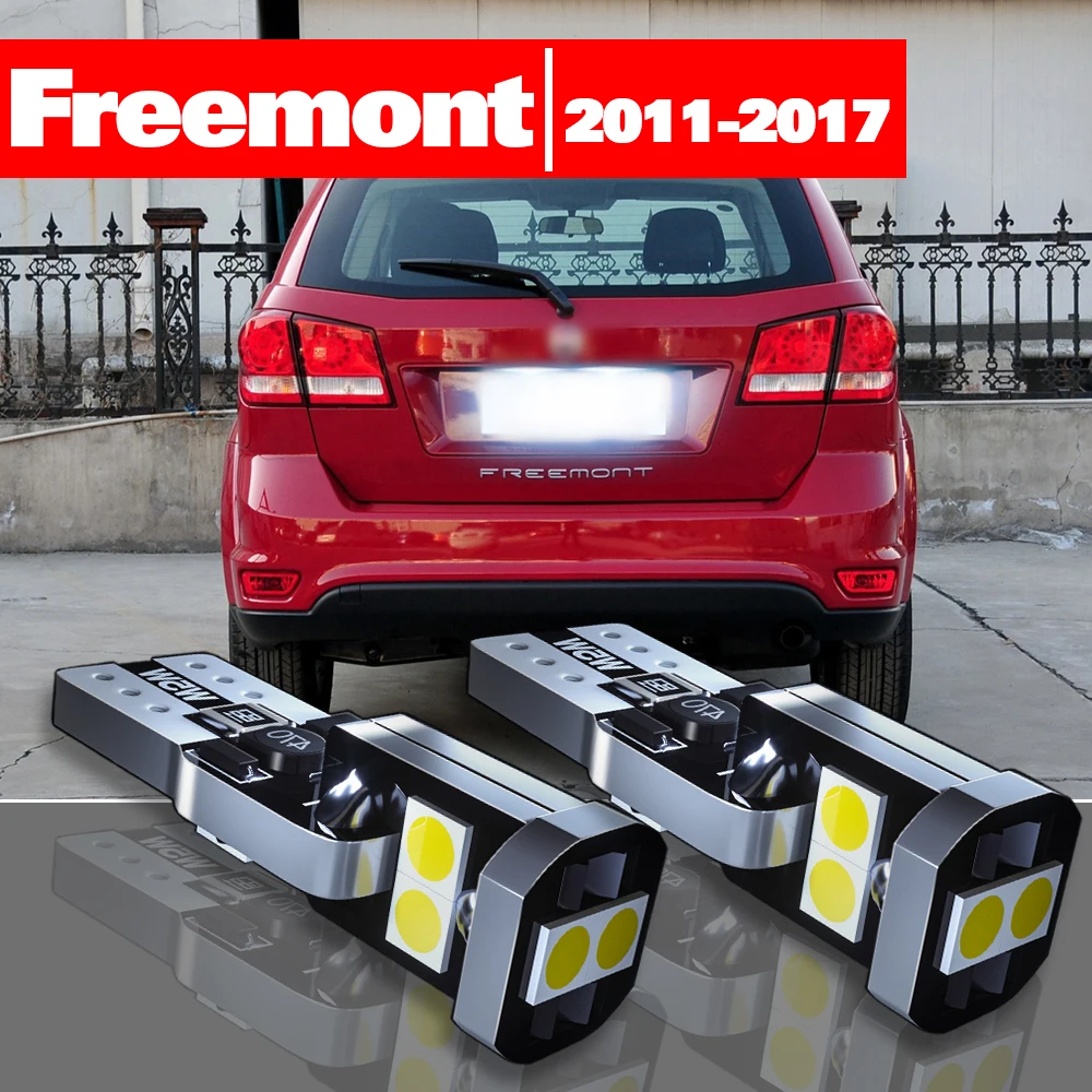 

Аксессуары для Fiat Freemont 2011-2017, 2 шт. светодиодный светильник для номерного знака 2012 2013 2014 2015 2016
