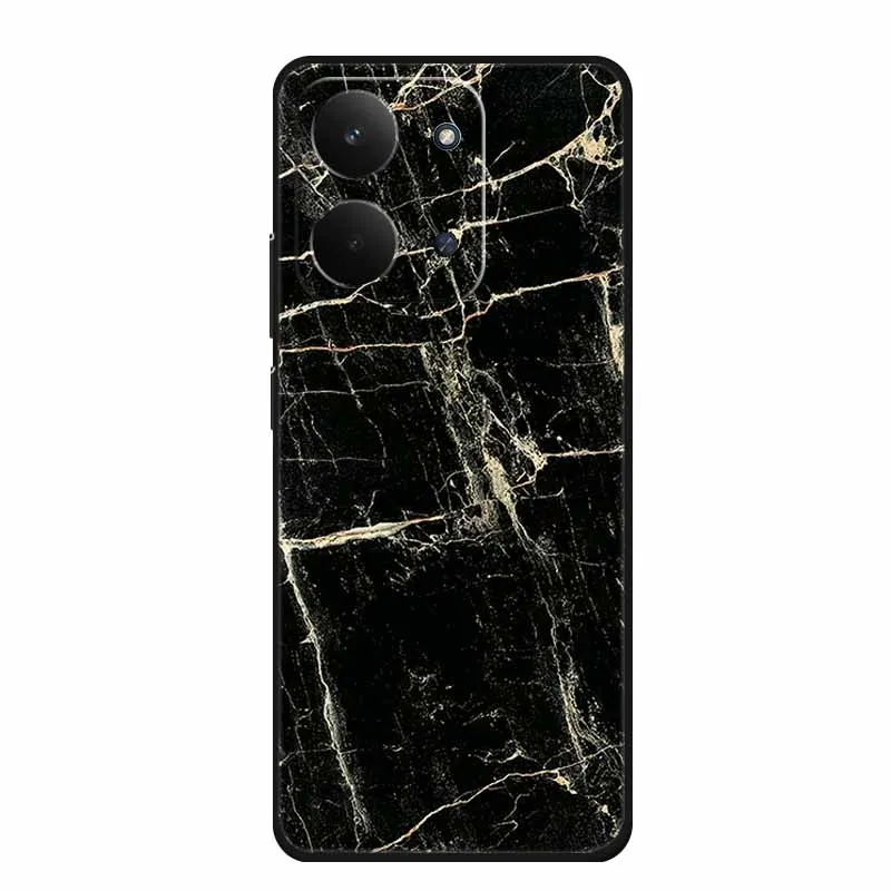 Sleek Black Silicone Soft TPU Phone Case - Protective Back Cover