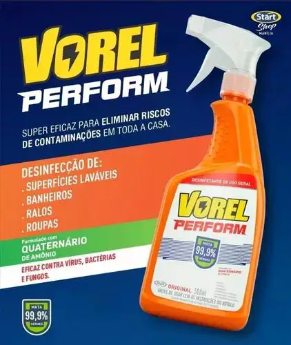 DISINFECTANT VOREL PERFORM SPRAY ORIGINAL 500ML
