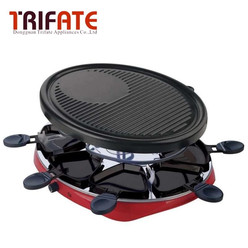 Double Layers Smokeless Electric Pan Grill BBQ Grill Raclette Grill Electric Griddle 2
