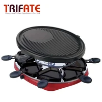 Double Layers Smokeless Electric Pan Grill BBQ Grill Raclette Grill Electric Griddle 2