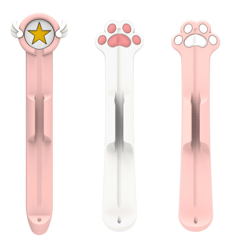 1PC 마그네틱 실리콘 스타일러스 펜 슬리브 터치 스크린 스타일러스 펜 슬롯 모바일 패드에 대 한 연필 1 2 세대