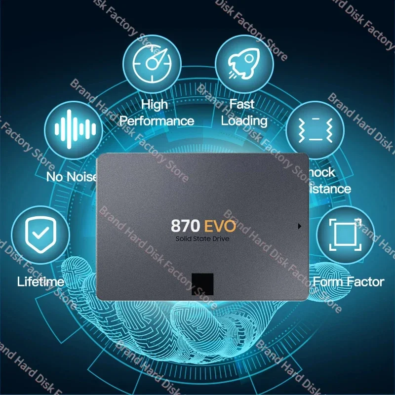 Ʈ HDD ǻͿ 귣 SSD 870 EVO QVO 250G  ָ Ʈ ũ, 1T 2T 4T HDD ϵ ̺, 860 PRO SATA 3 2.5 ps5