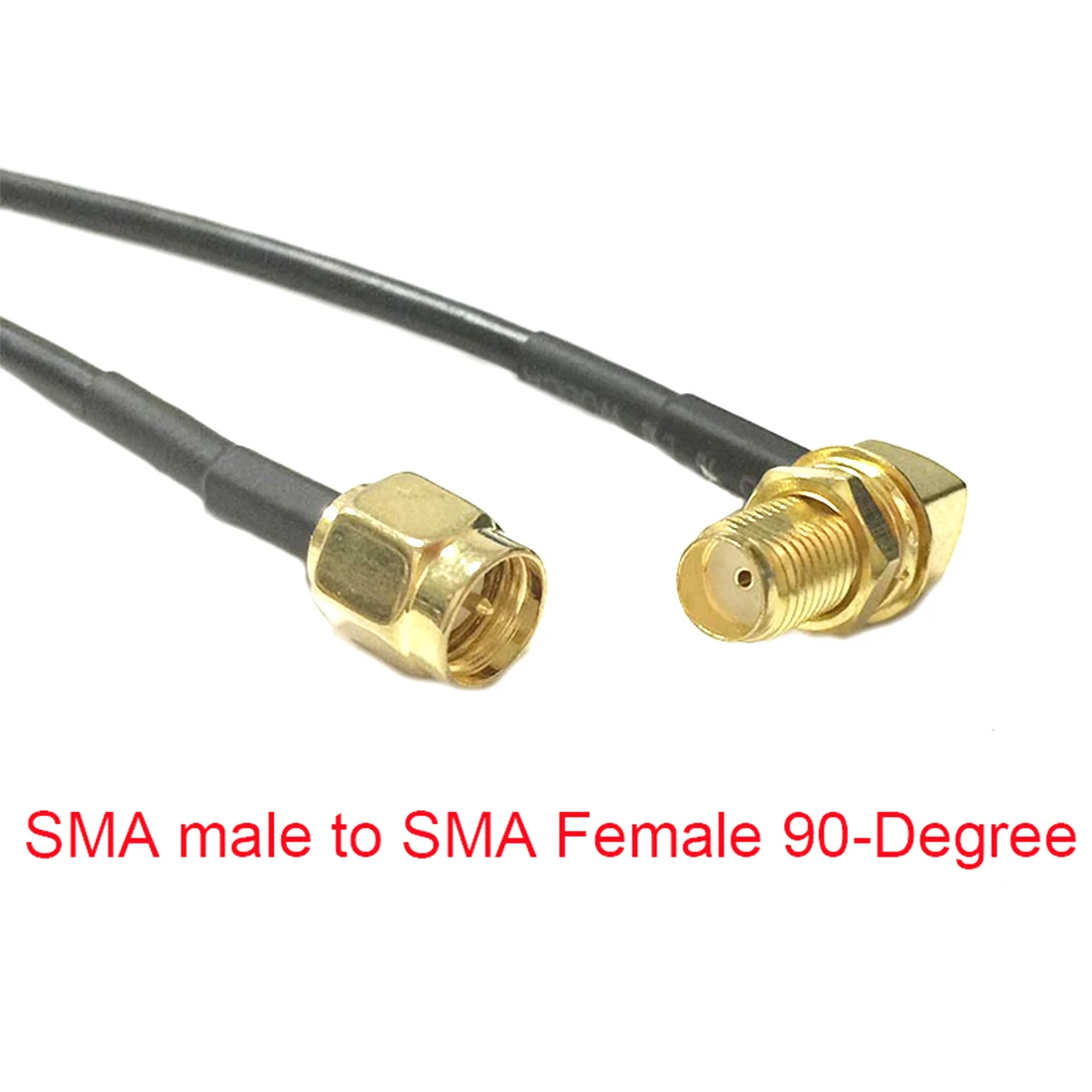 Antenna cable adapter WIFI SMA male plug female jack straight right angle RG174 10-100cm