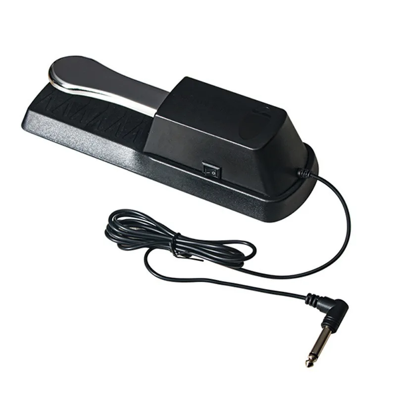 Piano sustain pedal, electronic organ, digital synthesizer switch, metal foot pedal, universal musical instrument accessories
