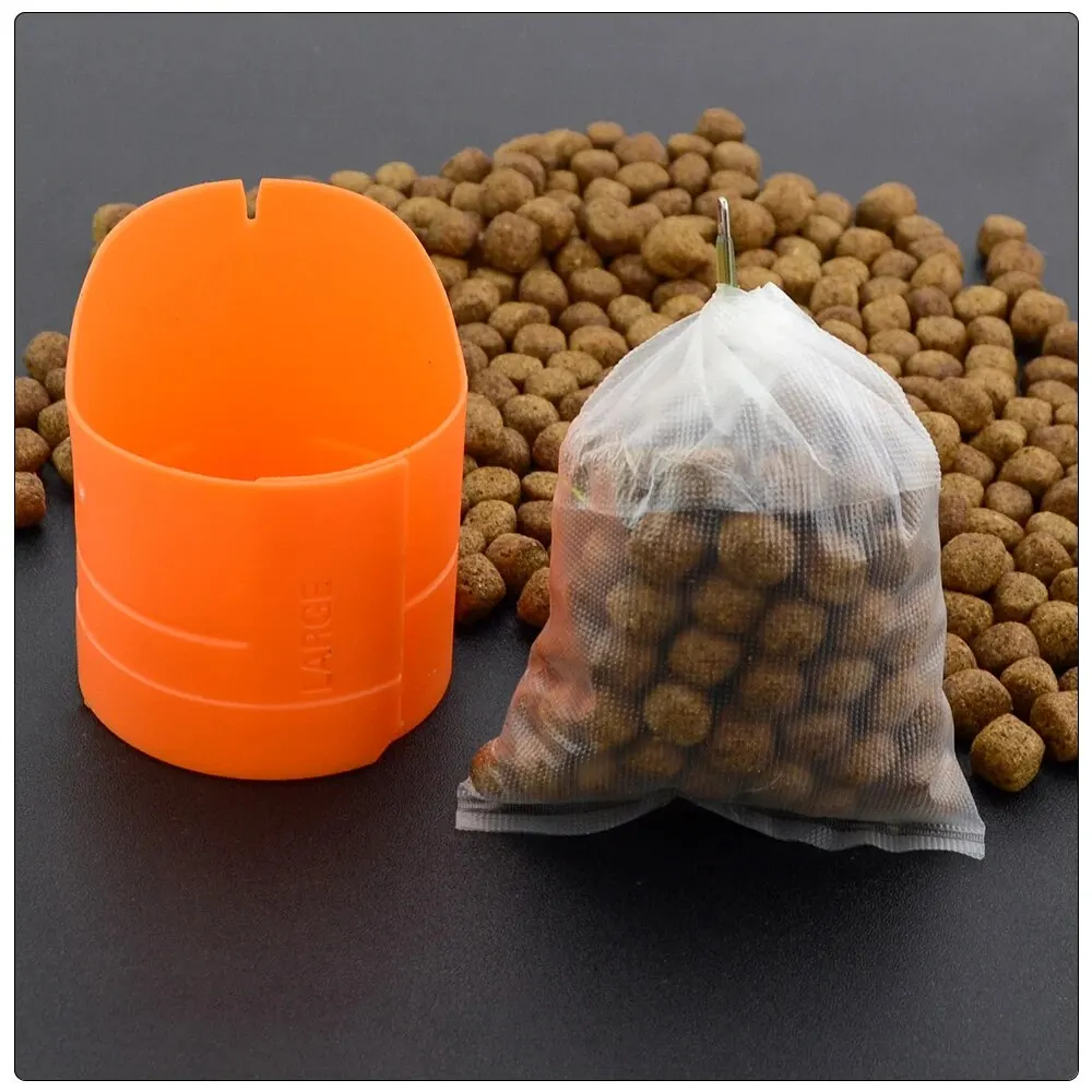Hirisi 1 Set Karpfenangelzubehör: PVA-Köderlader, PVA-Beutel, Method Feeder Loader für Karpfen, Grobpellets, Boilies, Angelzubehör – Detail 4