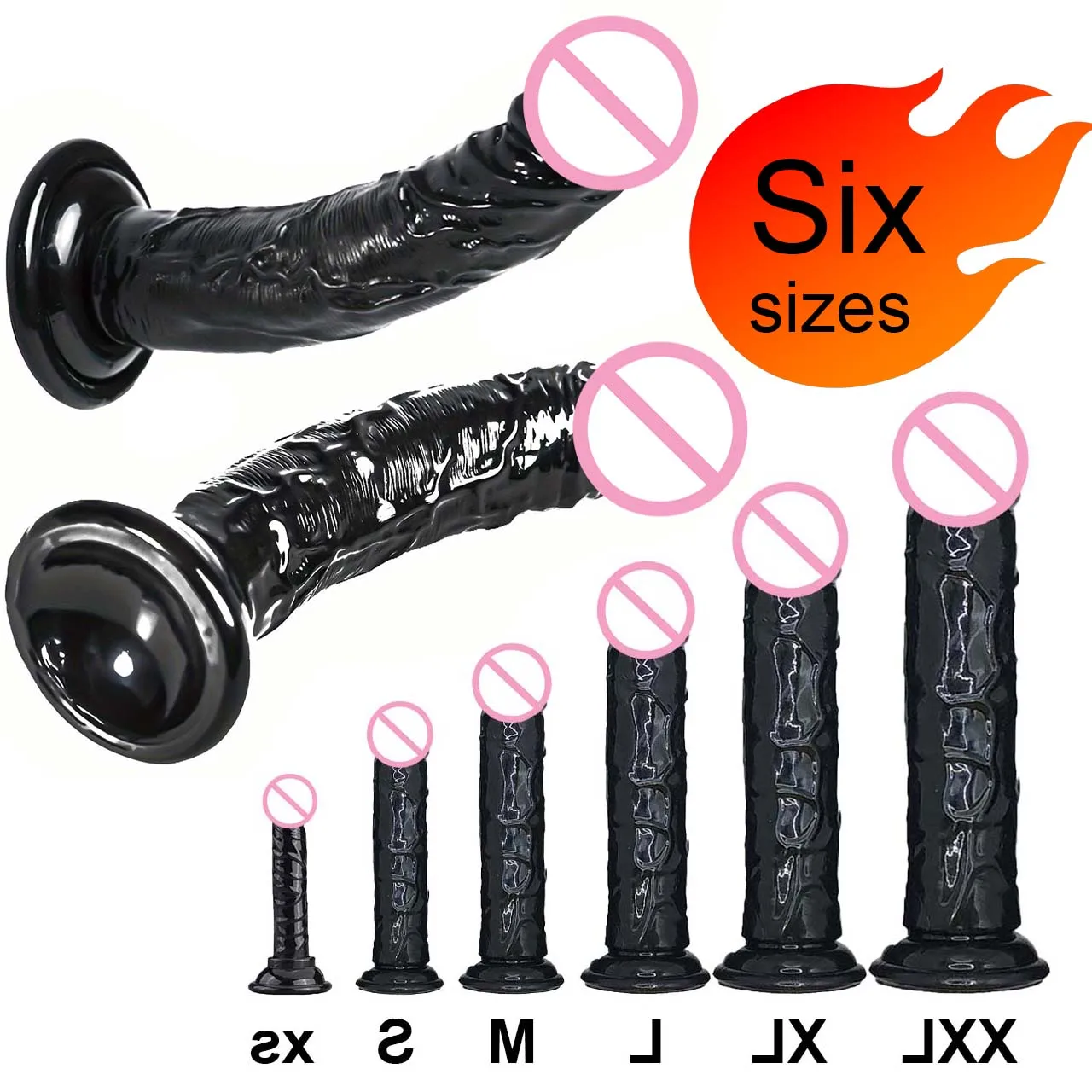 Female Sex Toys Realistic G-Spot Jelly Dildo Silicone Penis Suction Cup Butt Plug Anal Toys Female Masturbation Pussy