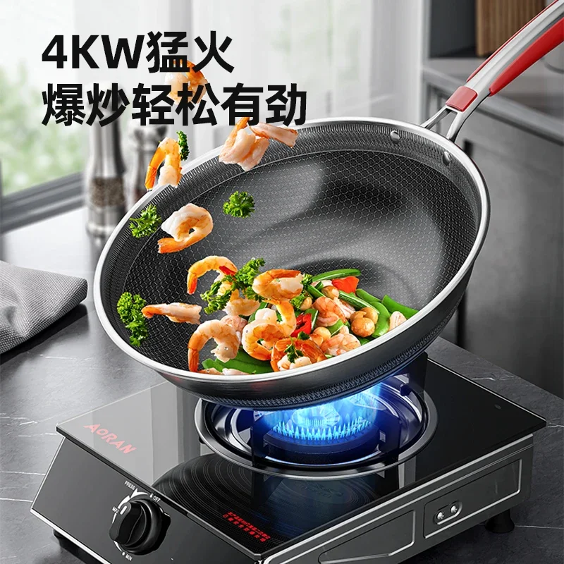 Single Eye Gas Stove - Household Old-fashioned Fierce Stove with Flameout Protection and Energy-saving for LPG 3
