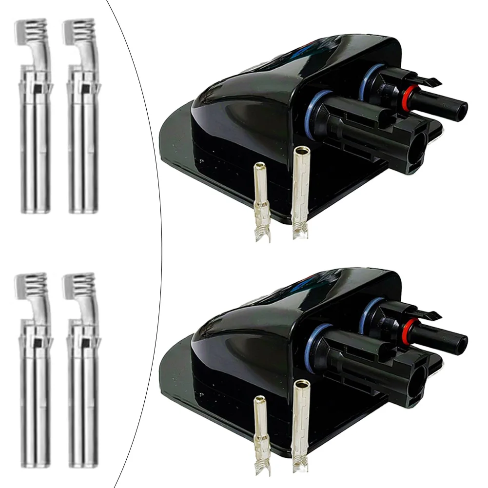 Solar Cable Duct Set of 2 Robust Waterproof ABS Junction Boxes for Efficient Installation on For Motorhomes and Caravans