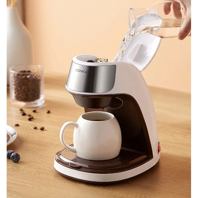 

Coffee Machine 2 in 1Tea&Coffee Powder Multiple Drip Cafeteria Fast Heating Offie&Home 220v Easy Operation