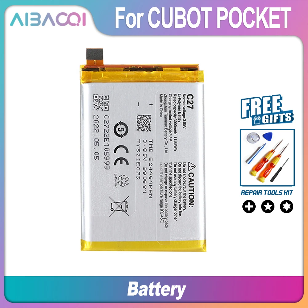 AiBaoQi новый оригинальный аккумулятор для Cubot POCKET C27 3000 мАч,  сменный аккумулятор большой емкости | AliExpress