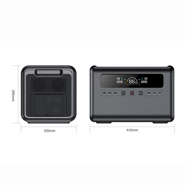 2400W Solar Power Generator Large Capacity Portable Power Station 2