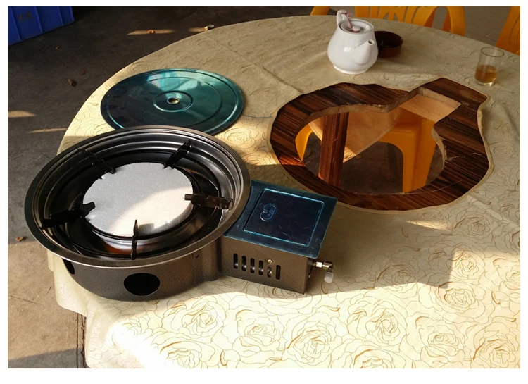 Description Picture 4 of itemEnergy-saving liquefied gas hot pot Gas stove Infrared natural gas gas single stove Gas embedded fire boiler