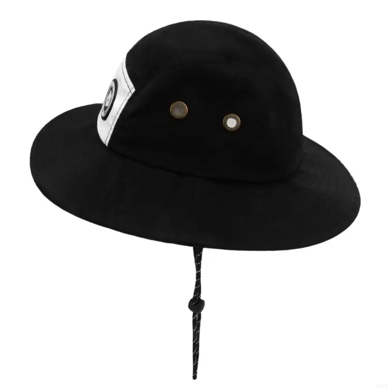Solid Color Quick Dry Summer Baby Sun Hat Adjustable Nylon Children Fisherman's Hat Kids Outdoor Large Brim Bucket Cap Panama 5