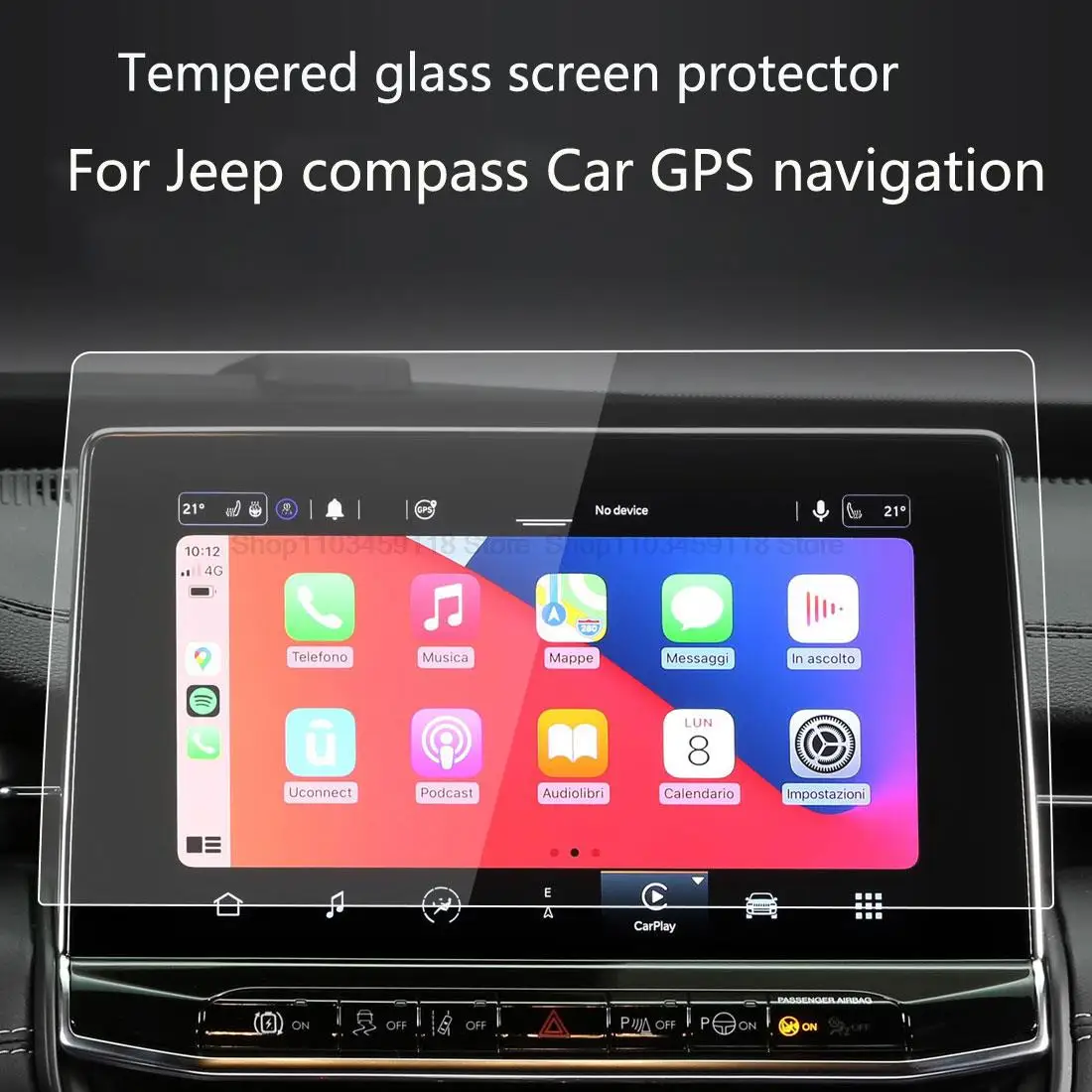 Pellicola per schermo di navigazione GPS per auto in vetro