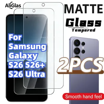 Confezione da 2 pellicole in vetro temperato opaco antigraffio per la serie Galaxy S26, protezione per lo schermo opaca per Samsung S26 Ultra S26 Plus
