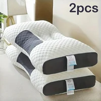 [Massage Neck Pillow] Soft Adjustable Ergonomic Knitted Massage Neck Pillow  Orthopedic Contour Support Pillow 1
