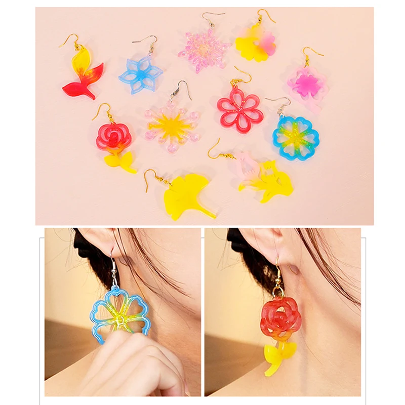 Molde De Silicona Con Dije De Flor De Cristal Para Collar DIY, Fabricación De Joyas Artanal, Exquisito Colgante Floral Hecho A Mano, Molde De Rina - AliExprs 36