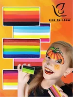 Hot Rainbow Split Cakes 20g Body Art Face Painting Water-based Holiday Adults Kids Cosplay Fancy Dress Costumes Stage Hot Sell 1