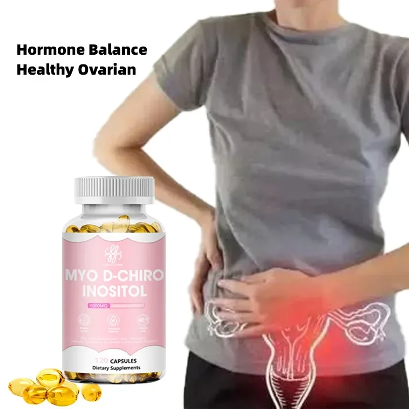 All-Natural PCOS Supplement-Myo-Inositol & D-Chiro Inositol 40:1 Blend -Hormone Balance & Healthy Ovarian Support for Women