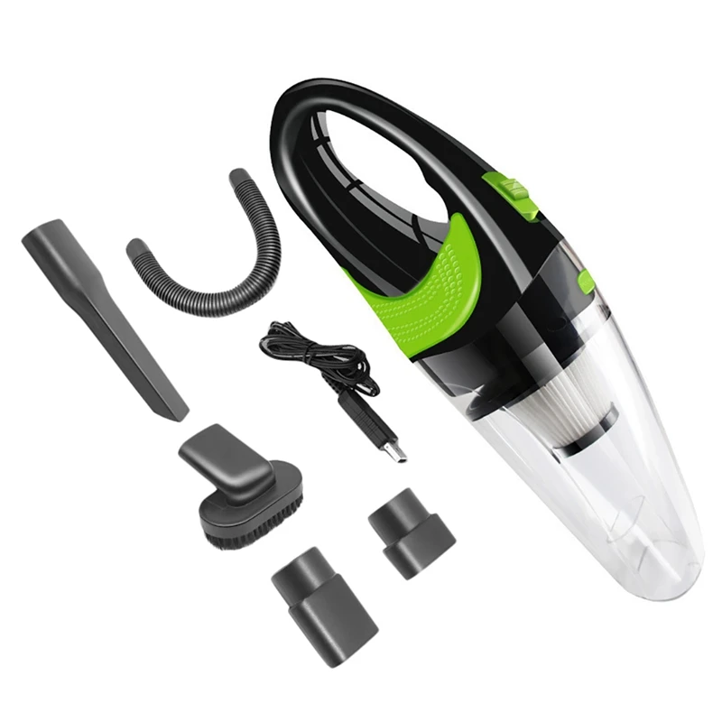 

NEW-6500Pa Strong Power Car Vacuum Cleaner 120W Cordless Wet And Dry Dual Use Auto Portable Vacuums Cleaner For Home Office
