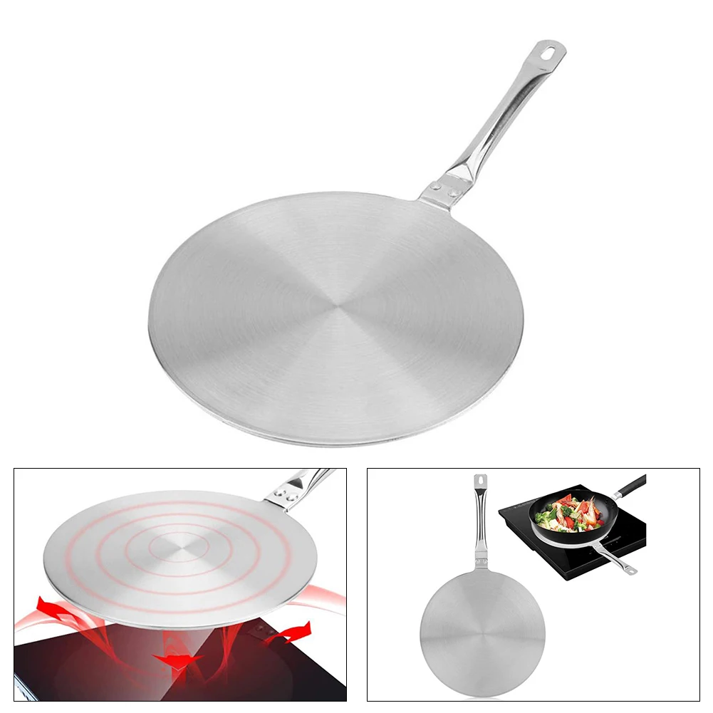 Efficiently Distribute Heat with This 20cm Stainless Steel Diffuser Plate Perfect for Household Use on Gas Stoves