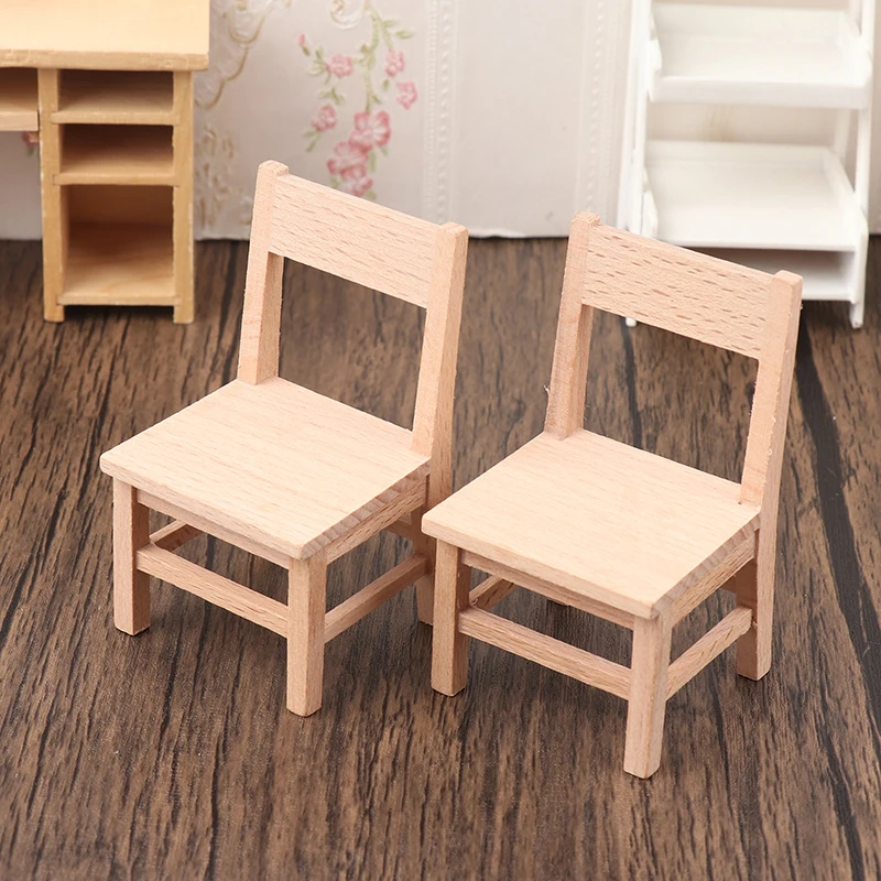 

1/12 миниатюрный деревянный стул для кукольного домика, украшение мебели для гостиной, аксессуары для кукольного домика, игрушка для ролевых игр