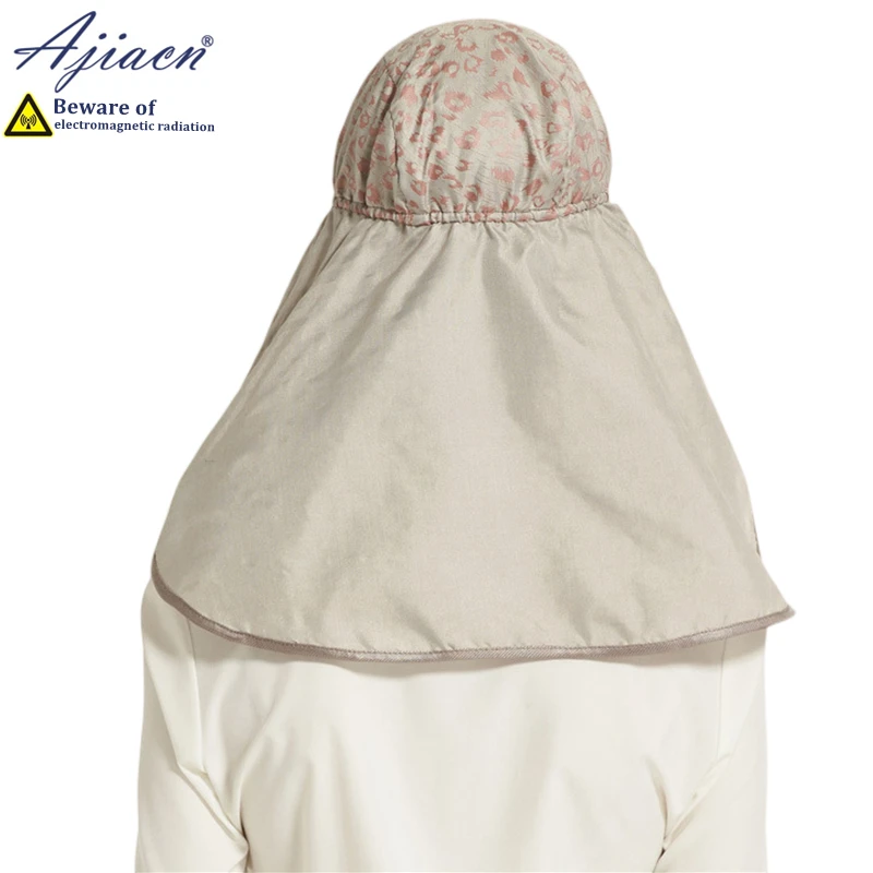 Recommend anti-radiation silver fiber knitted fabric head hood monitoring room electromagnetic radiation shielding head hood