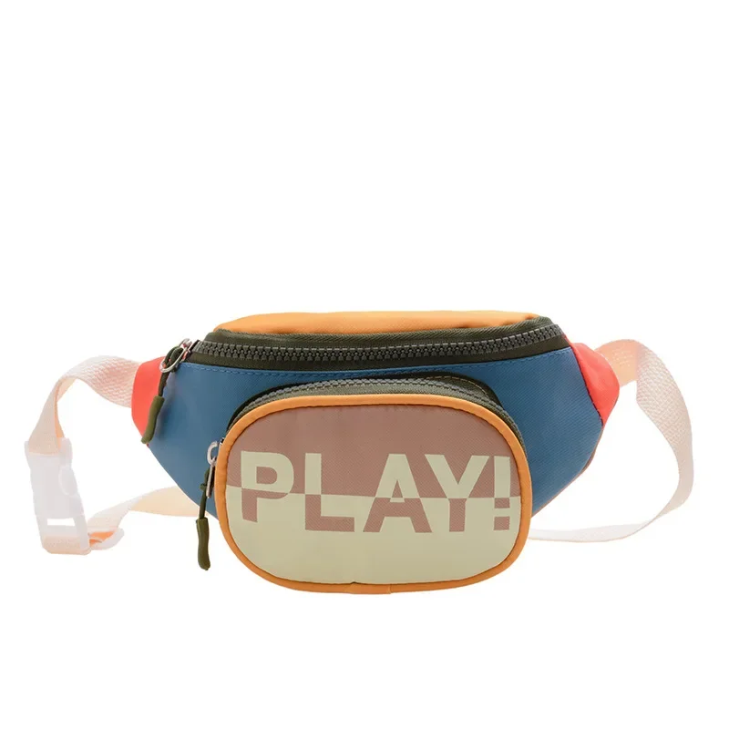 Design Letter Boys Kids Waist Shoulder Bag Fanny Pack Fashion Children's Chest Bag Messenger Bags Girls Baby Coin Purse Handbags - 6