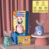 Children U-shaped Electric Toothbrush 360 Degrees Smart Cartoon Kids silicone Toothbrush Automatic Rechargeable Sonic Toothbrush 6