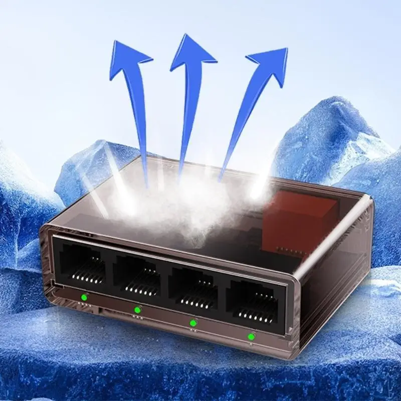 안정되어 있는 가동을 위한 진보된 냉각 디자인을 가진 L9BA 5 항구 기가비트 스위처 1000Mbps