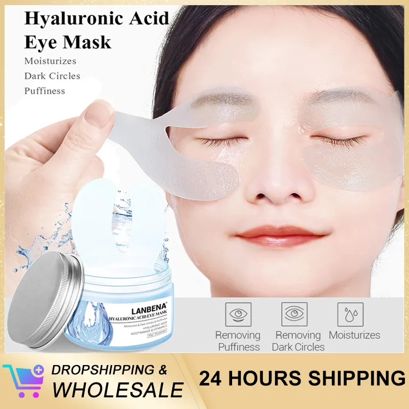 50pcs Collagen Eye Mask Antiwrinkle Retinol Eye Patches Hydrating