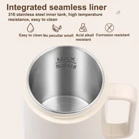 Bouilloire électrique 500W 12h, Pot spécial pour bouillie de rendez-vous, tasse de santé Portable en acier inoxydable 304, cuiseur à riz multifonctionnel 1L 6