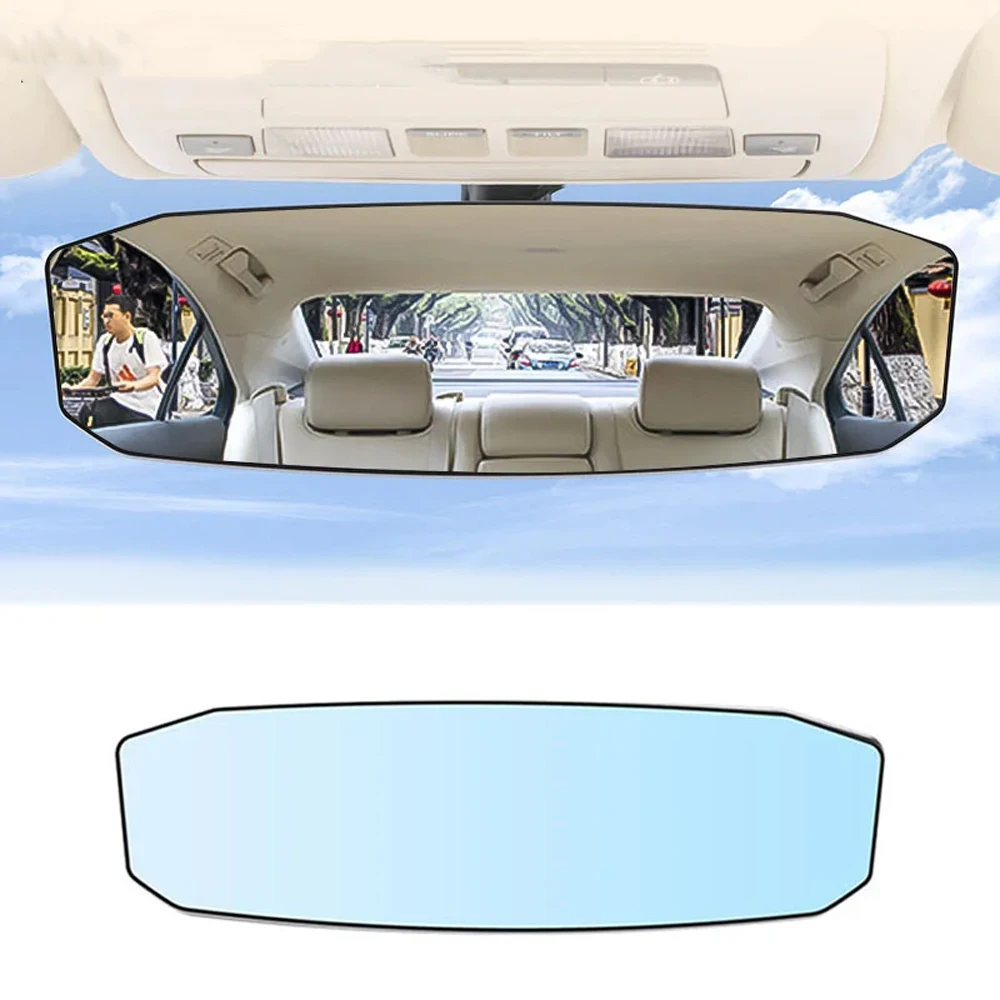 

Car Baby Mirrors Interior Mirror Wide Angle Panoramic Anti Glare Rear View Convex Mirror Reverse Parking Accessories