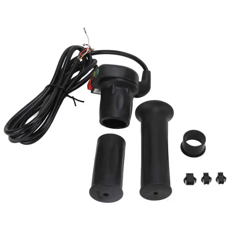 Manopole Acceleratore Per Bici Elettrica | Compatibile 12V-72V | Set Da 2 Pezzi Per Manubri Da 22mm | Ricambio Per Scooter E E-bike