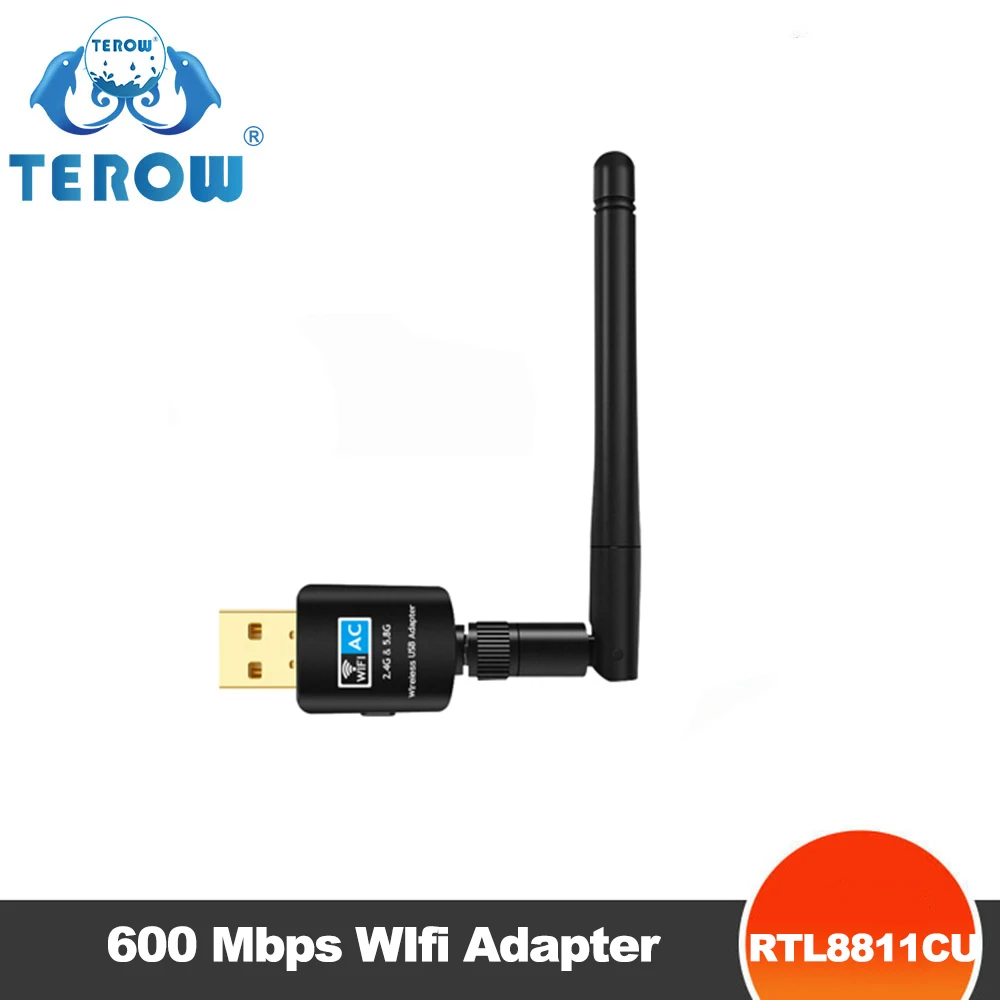TEROW USB Wi-Fi адаптер 600 Мбит/с 2