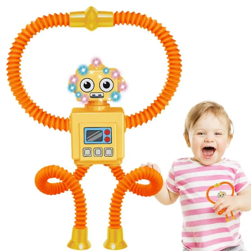 

Suction Cup Pop Tube Robot Robotics Pop Tubes Fidget Sensory Toys Shape Changing Telescopic Tube Fidget Toys With Robot Design