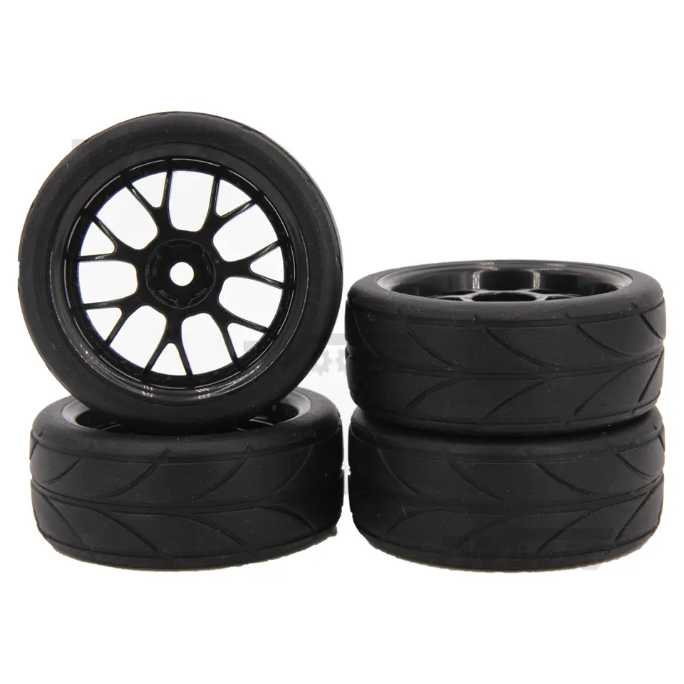 1.9 Inch 65mm Wheel Tyres Tires 12mm Hex Blue Rim Durable Rubber for 1/10 1/12 1/14 RC Car Racing Competitable Wltoys 144001 image 7