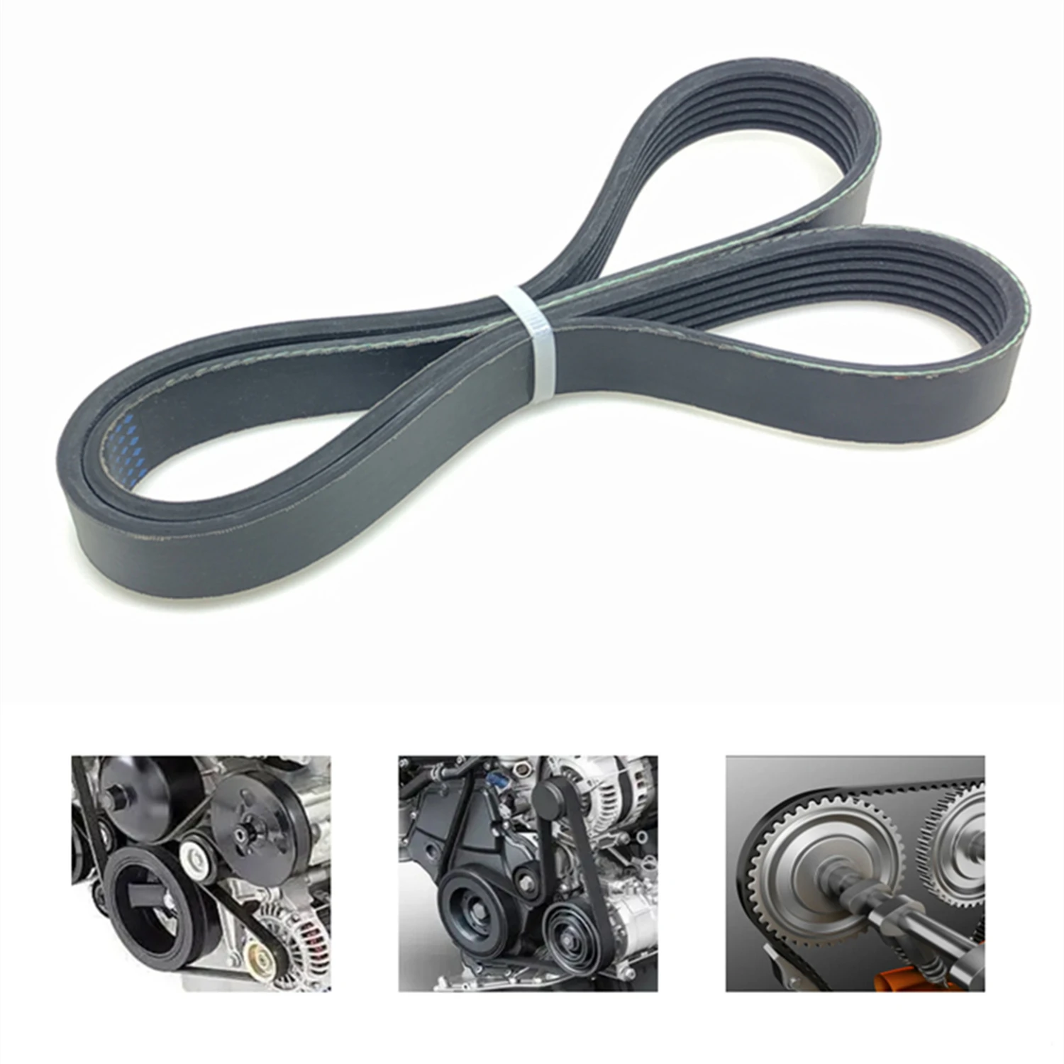 Engine Air Conditioner Belt V-Ribbed Belts Drive 0029934296 7PK2035 For MERCEDES BENZ C219 WX164 X204 W221 W463 WS203 CA209