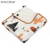 Winter Windproof Warm Baby Stroller Swaddles Waterproof Flannel Swaddle Knit Wraps Blanket Pram Pushchair Blankets 85*64cm 1