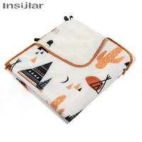 Winter Windproof Warm Baby Stroller Swaddles Waterproof Flannel Swaddle Knit Wraps Blanket Pram Pushchair Blankets 85*64cm 1