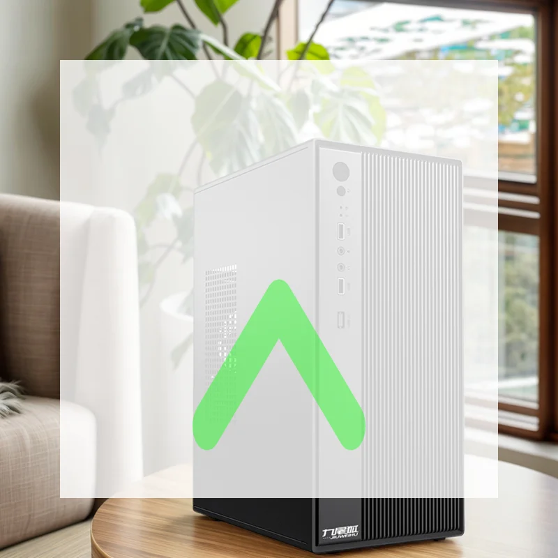 Offerta imperdibile! Mini Case per Computer Desktop, Torre per Schede Madri Micro-ATX/ITX, Lunghezza Scheda Grafica GPU 250mm, Ventole di Raffreddamento ad Aria 8cm