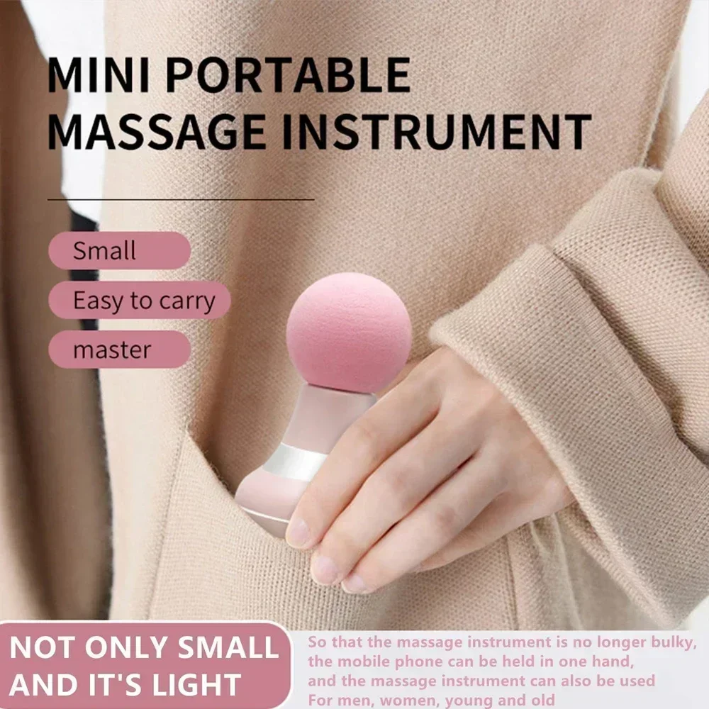 Handheld Muscle Massager Mini Massage Gun with 6 Adjustment Modes for Neck Shoulder and Back Massage to Relax the Body Massager