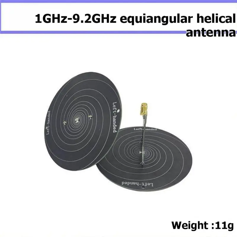 초광대역 1Ghz-10Ghz 등각형 나선형 안테나 원형 편파 설계