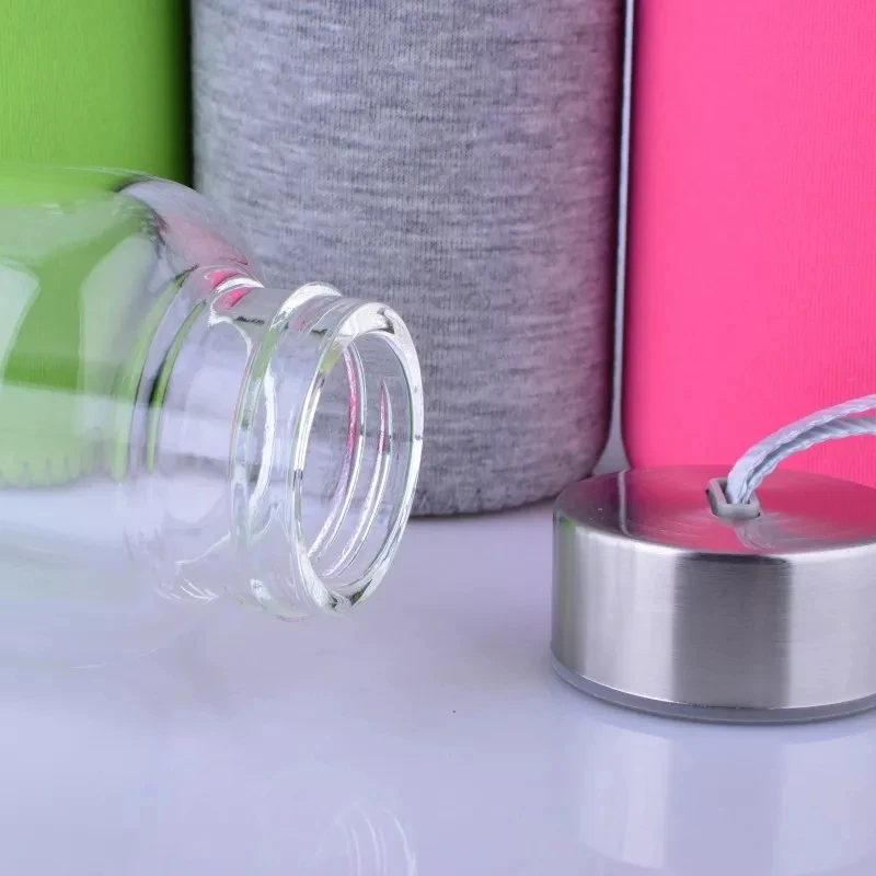 500ml glass Sports Water bottle portable transparent 300ml 420ml water cup advertising glass Drinking Plastic Water bottle cup water bottle sports water bottle glass bottle