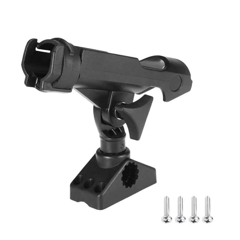 Adjustable Boat Fishing Rod Rack Holder Device Pole Kayak Support Fixer Fix Pole Rotatable Mount Inflatable