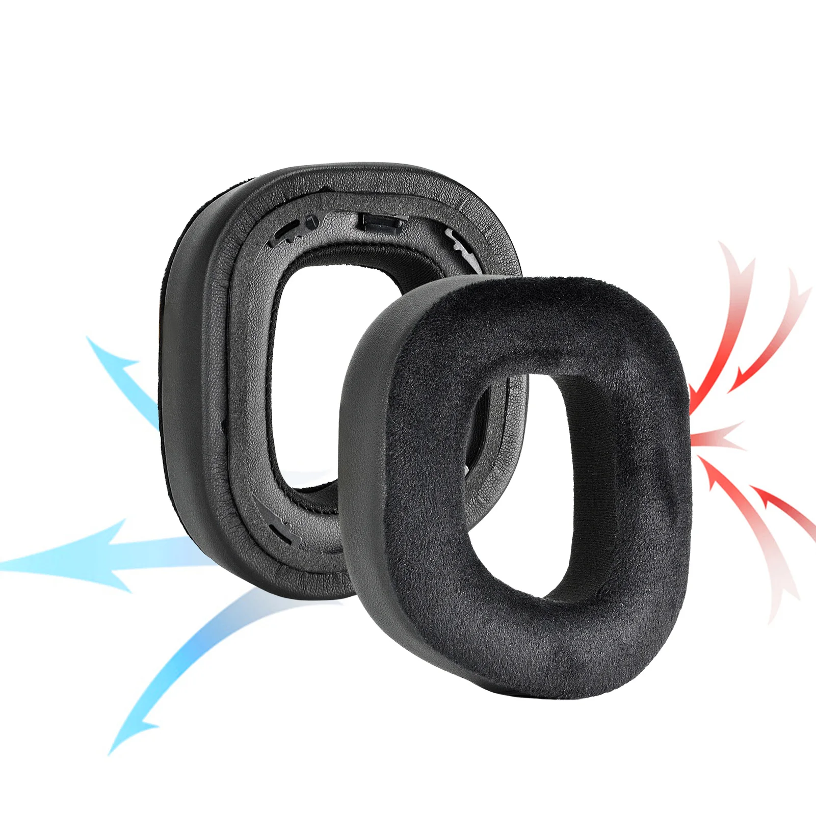 2PcsHS80RGBThickerUpgradeQualityEarpadsReplacementEarCushion